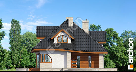 Elewacja frontowa projekt dom w zefirantach 2 790e06645317551cc3e915b8fc21971b  264