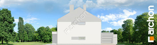 Elewacja boczna projekt dom w narcyzach r2b 088e75194def94f33e45128f91f74195  265