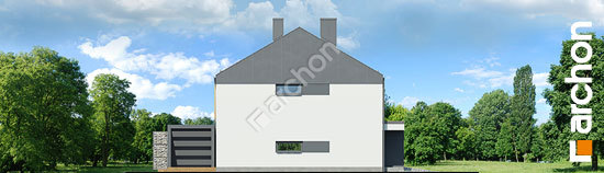 Elewacja boczna projekt dom w narcyzach r2b 3f4669c84f685e632f3dc6044f3208d9  266