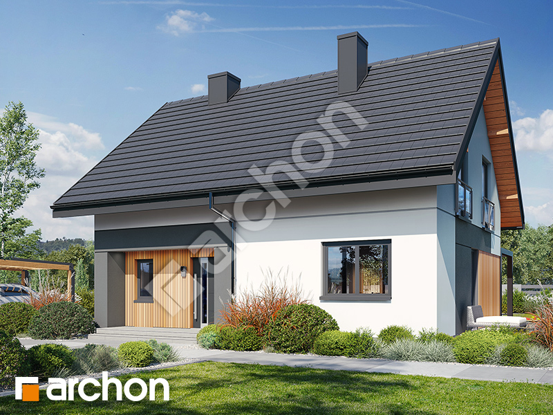 gotowy projekt Dom w malinówkach 11 widok 2