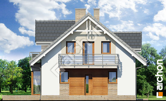 Elewacja frontowa projekt dom w rododendronach 5 wpn b2ec44c6e8f59ff8714391db155d1c5a  264