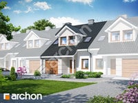 gotowy projekt Dom w klematisach 7 (S) widok 1