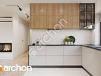 gotowy projekt Dom w kruszczykach 22 (E) OZE Wizualizacja kuchni 1 widok 2