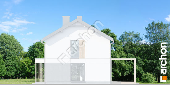 Elewacja boczna projekt dom w modrakach b 0946d713162742223654e1fcf11824fb  265