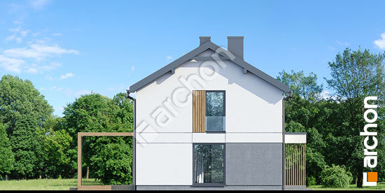 Elewacja boczna projekt dom w modrakach b 64c43ec2d6c912043a60fcaedab639ce  266