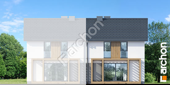 Elewacja ogrodowa projekt dom w modrakach b 6f80c56d65bbdd45b3fb036a0aa5f796  267