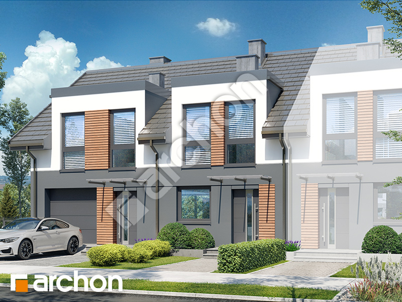 gotowy projekt Dom w riveach 17 (GR2B) widok 1