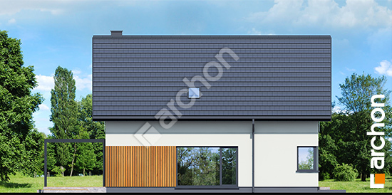 Elewacja boczna projekt dom w anyzku 7 e oze a447fd27f434e8eecd11689ddbf78106  266