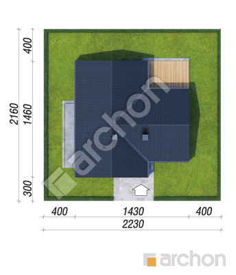 gotowy projekt Dom w marunach (E) sytuacja