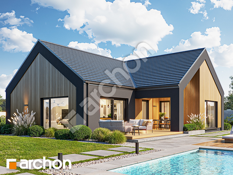 gotowy projekt Dom w marunach (E) widok 2