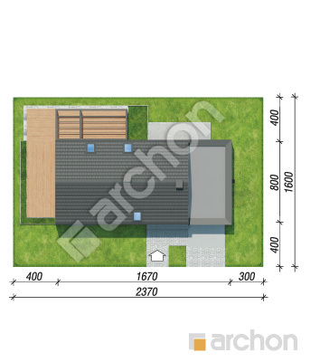 gotowy projekt Dom w kellerisach 4 (GE) sytuacja