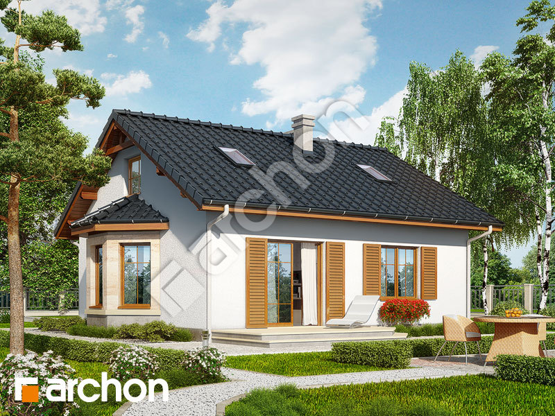 gotowy projekt Dom w jagodach (PD) widok 2
