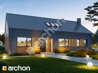 gotowy projekt Dom w kotewkach (E) widok 1