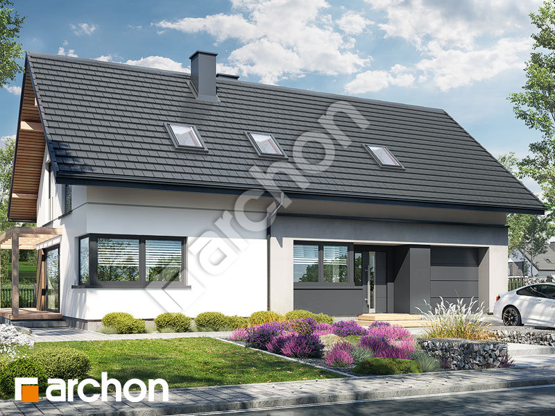 gotowy projekt Dom w liliowcach 2 widok 1
