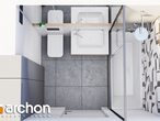 gotowy projekt Dom w bratkach 2 (R2B) Wizualizacja łazienki (wizualizacja 3 widok 4)