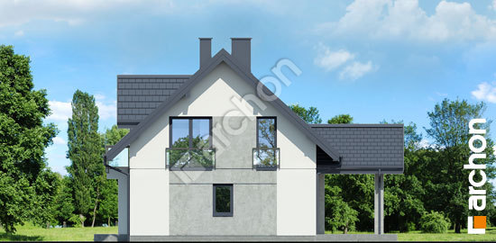 Elewacja boczna projekt dom w lucernie 15 bfaf545c59f9098083aa312f46098c29  265