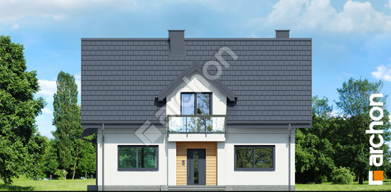 Elewacja frontowa projekt dom w lucernie 15 8ac71efad6aa907d56bd824e5e71a597  264
