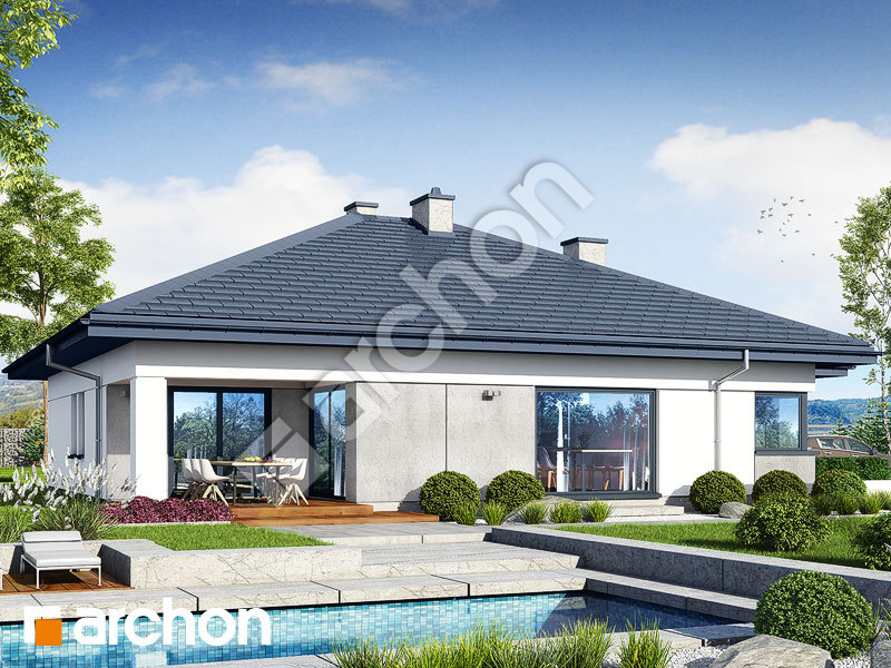 gotowy projekt Dom w jonagoldach 8 (G2) widok 1