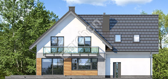 Elewacja ogrodowa projekt dom w orliczkach 2 g2p 3235161376a1977a176a06009e88beb8  267