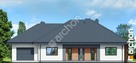 Elewacja frontowa projekt dom pod jarzabem 15 g abd6f775d2b6f60043f74e850b950962  264