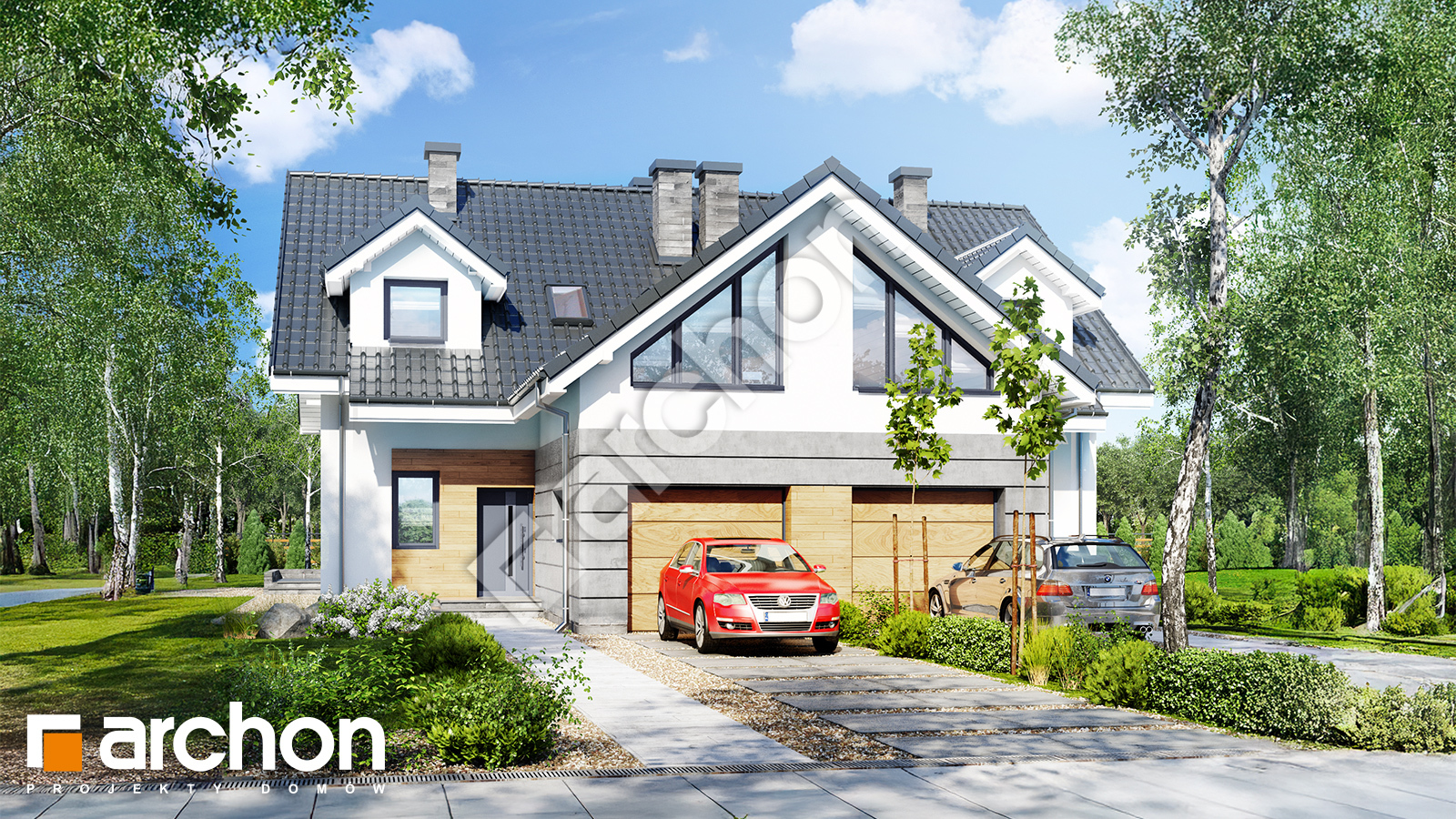 Dom w klematisach 6 (B) ver.2