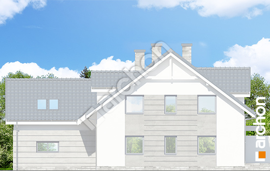 Elewacja boczna projekt dom w klematisach 6 b ver 2 3ac02633287199f98ac02935b84a48c1  266