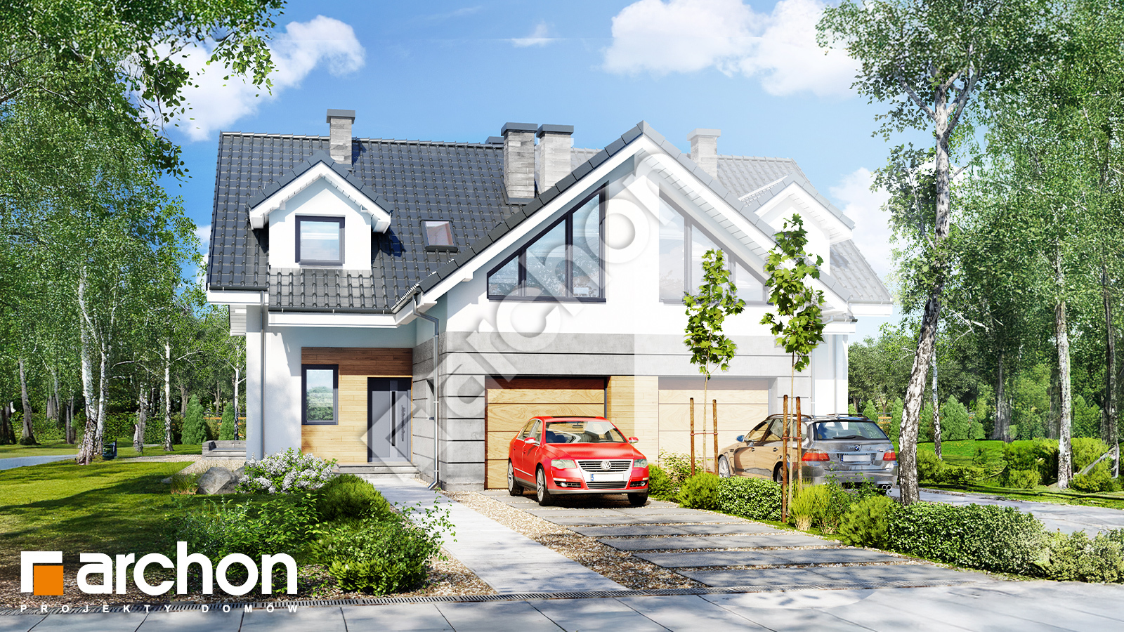 Dom w klematisach 6 (B) ver.2