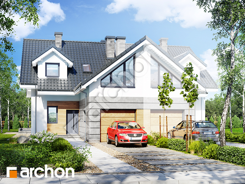 gotowy projekt Dom w klematisach 6 (B) 