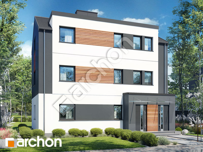 gotowy projekt Dom w halezjach 5 (R2) widok 1