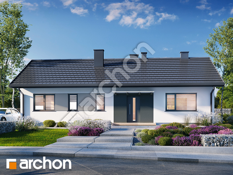 gotowy projekt Dom w kosaćcach 2 widok 2