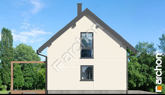 Elewacja boczna projekt dom w bukszpanach ge oze f1578fad86a12e36eb3a43b904e62c80  266