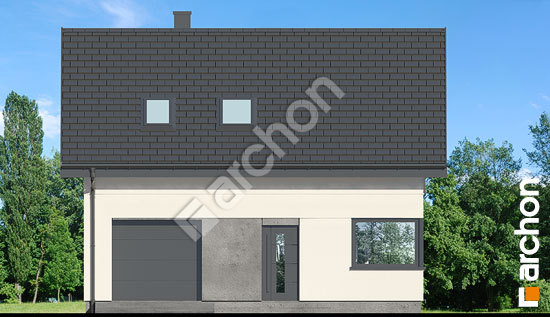 Elewacja frontowa projekt dom w bukszpanach ge oze 816e5e752ec5c13b5c564df2f27fddba  264