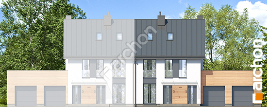 Elewacja frontowa projekt dom w bratkach 15 r2b ver 2 8a87373b39c7d825224633b72797aab8  264