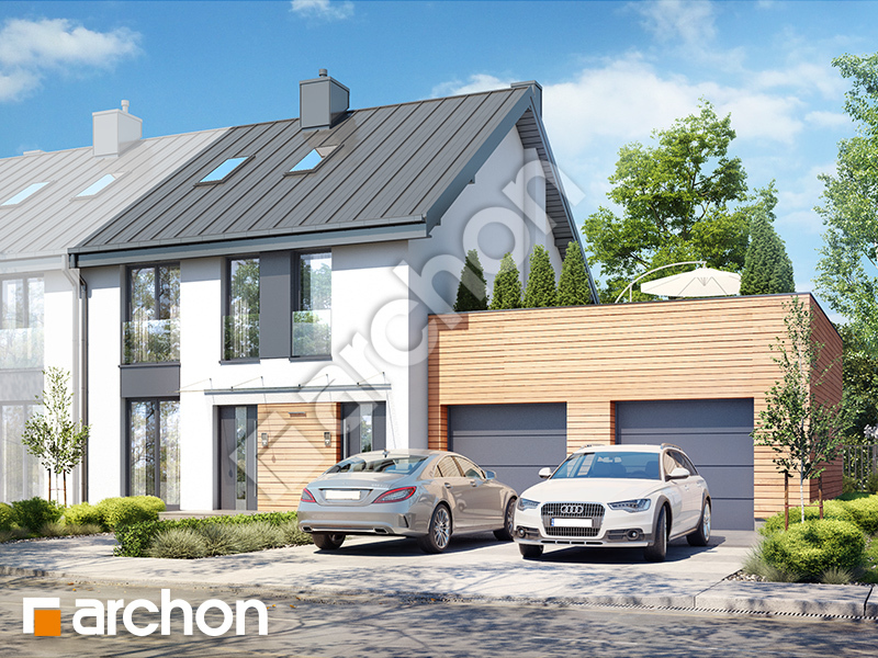 gotowy projekt Dom w bratkach 15 (R2B) widok 1