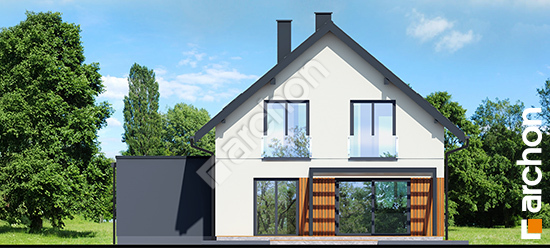 Elewacja ogrodowa projekt dom w anyzku 7 ge b071b9ea53f3117af649e20142e11e2d  267