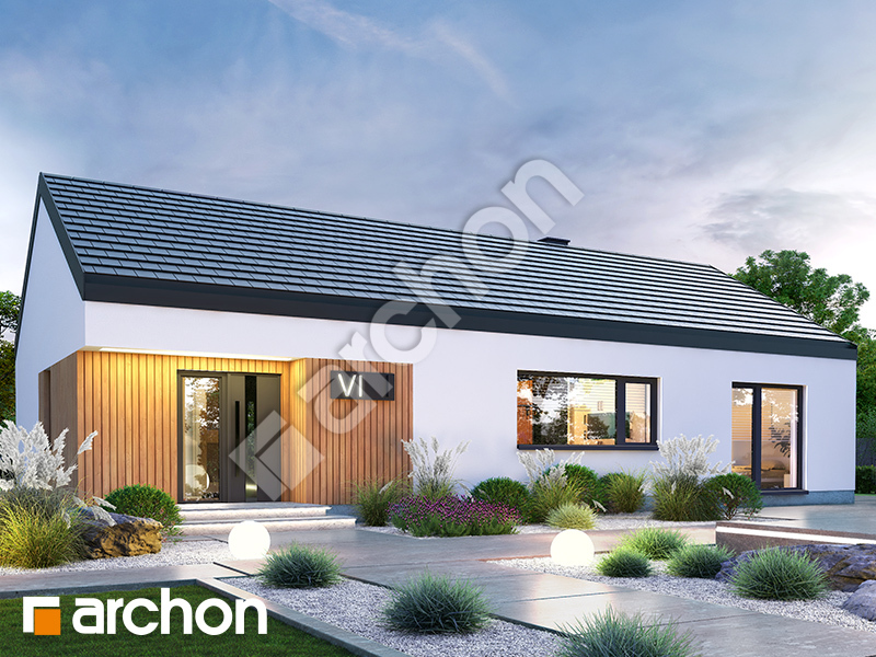 gotowy projekt Dom w modrzewiach 8 (E) 