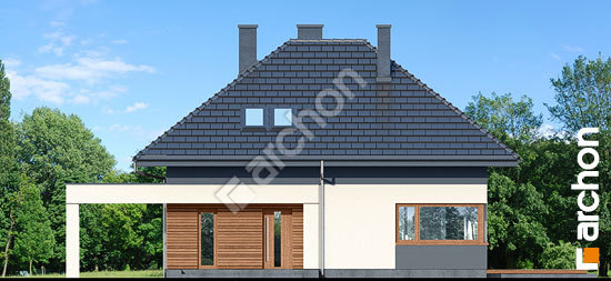 Elewacja frontowa projekt dom w malinowkach 12 b052b07f1932e5aee1599d9fdfb2515d  264