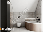 gotowy projekt Dom w lucernie 10 (E) OZE Wizualizacja łazienki (wizualizacja 3 widok 4)