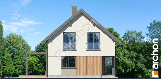 Elewacja boczna projekt dom w winorosli 4 e oze fa9b3f441eda6b0c02b40434d9787fe2  266