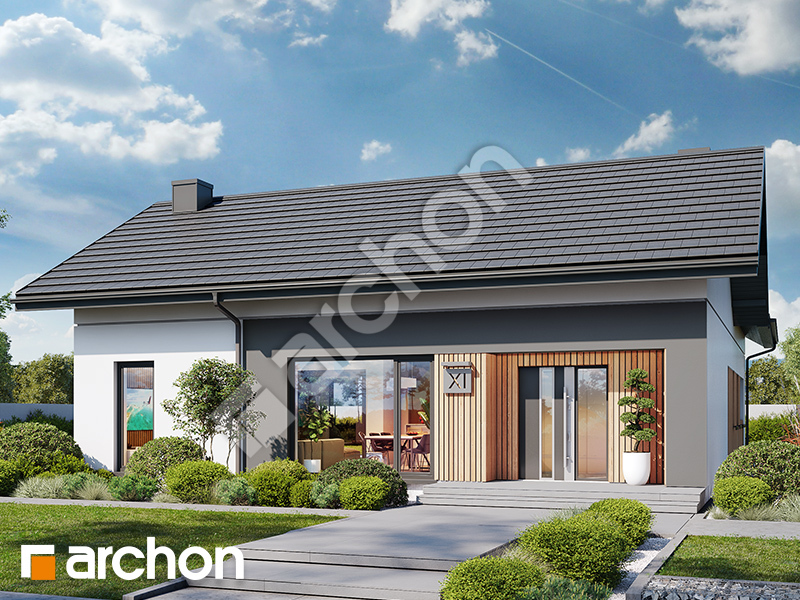 gotowy projekt Dom w alkannach (E) 