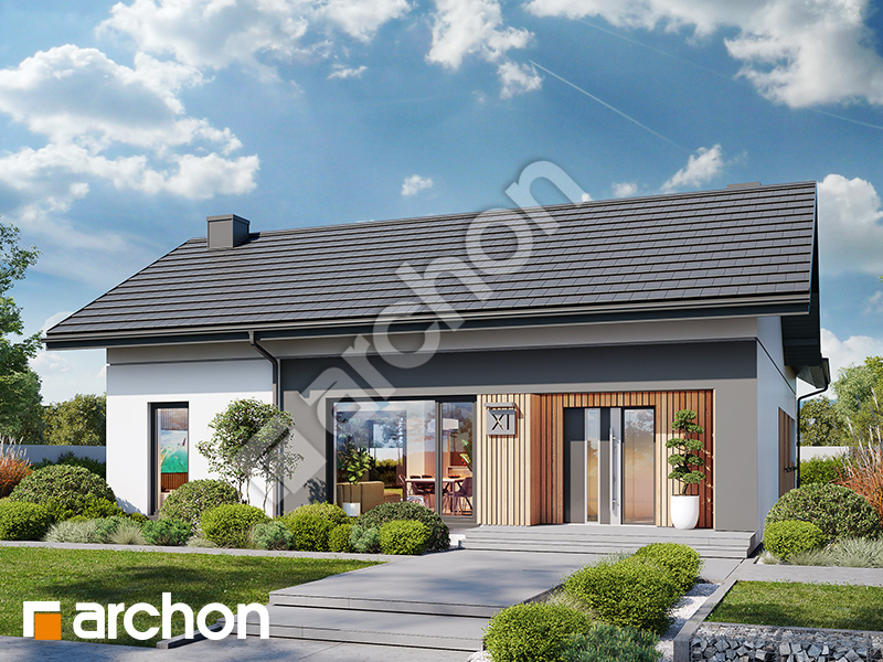 gotowy projekt Dom w alkannach (E) 