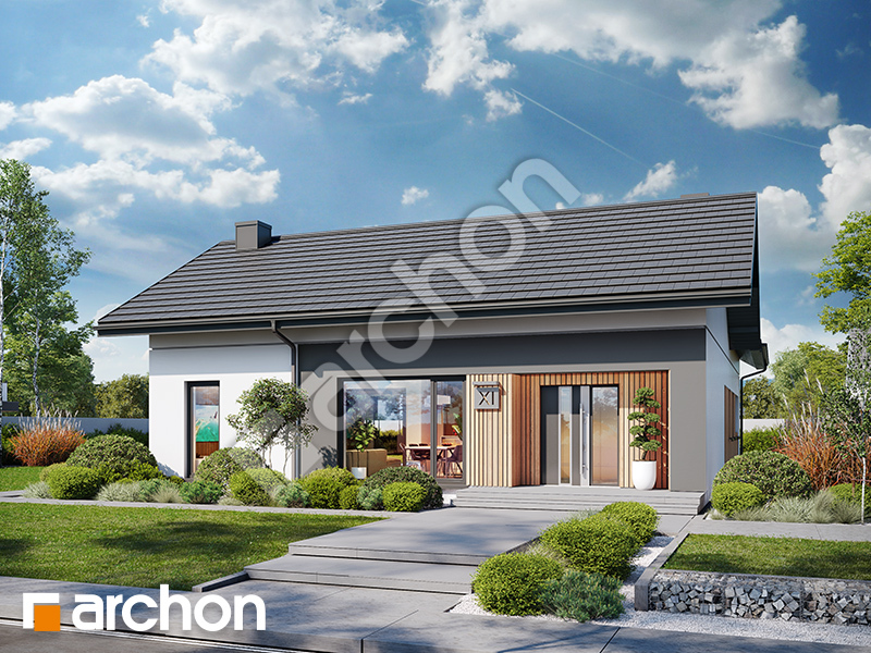 gotowy projekt Dom w alkannach (E) 