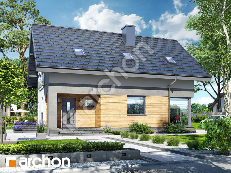 gotowy projekt Dom w cytryńcach (W) widok 1