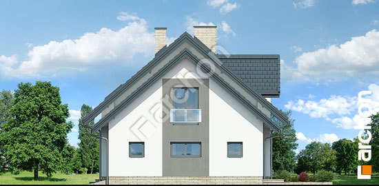 Elewacja boczna projekt dom w srebrzykach 564a28acbba4789b9a734785134db195  265