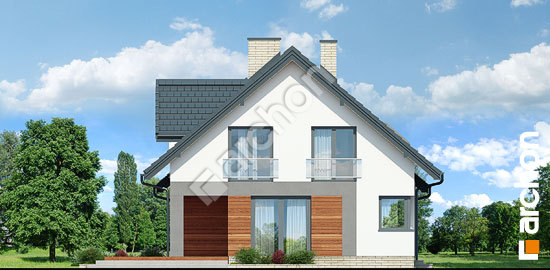 Elewacja boczna projekt dom w srebrzykach 96ef56f060a791b367afbb69c97c3897  266