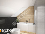 gotowy projekt Dom w ametystach (G2) Wizualizacja łazienki (wizualizacja 3 widok 2)