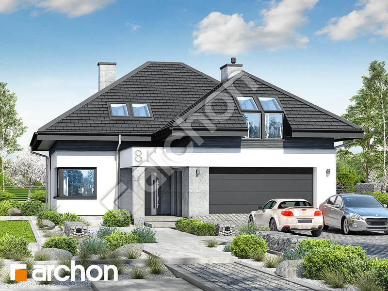 gotowy projekt Dom w ametystach (G2) widok 1
