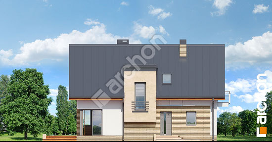 Elewacja frontowa projekt dom w amarylisach 6 dfa3ee71134b1e48feddb3a338d3af26  264