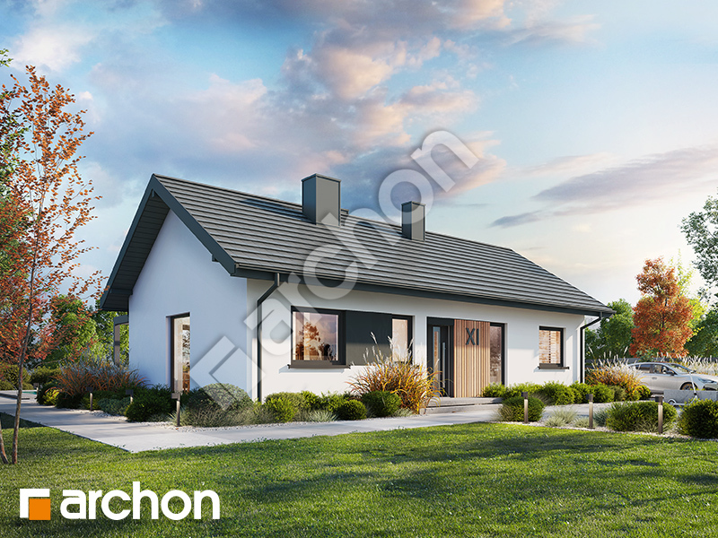 gotowy projekt Dom w kruszczykach 31 widok 2