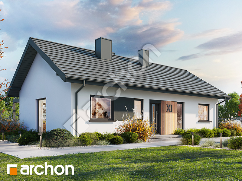 gotowy projekt Dom w kruszczykach 31 widok 2